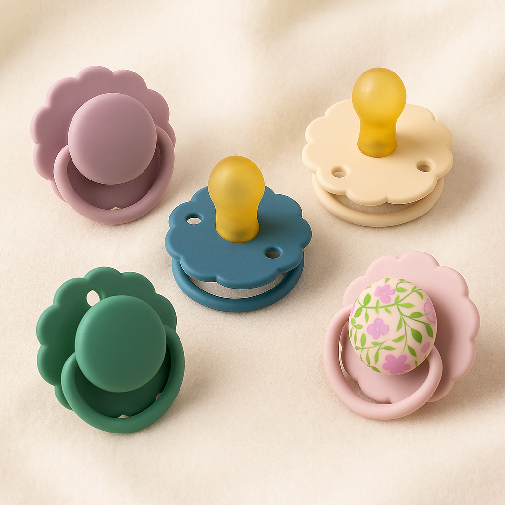 Natural latex pacifier