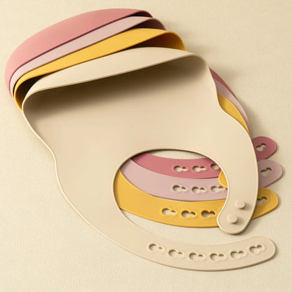 Silicone Baby Bib - 2 Pack