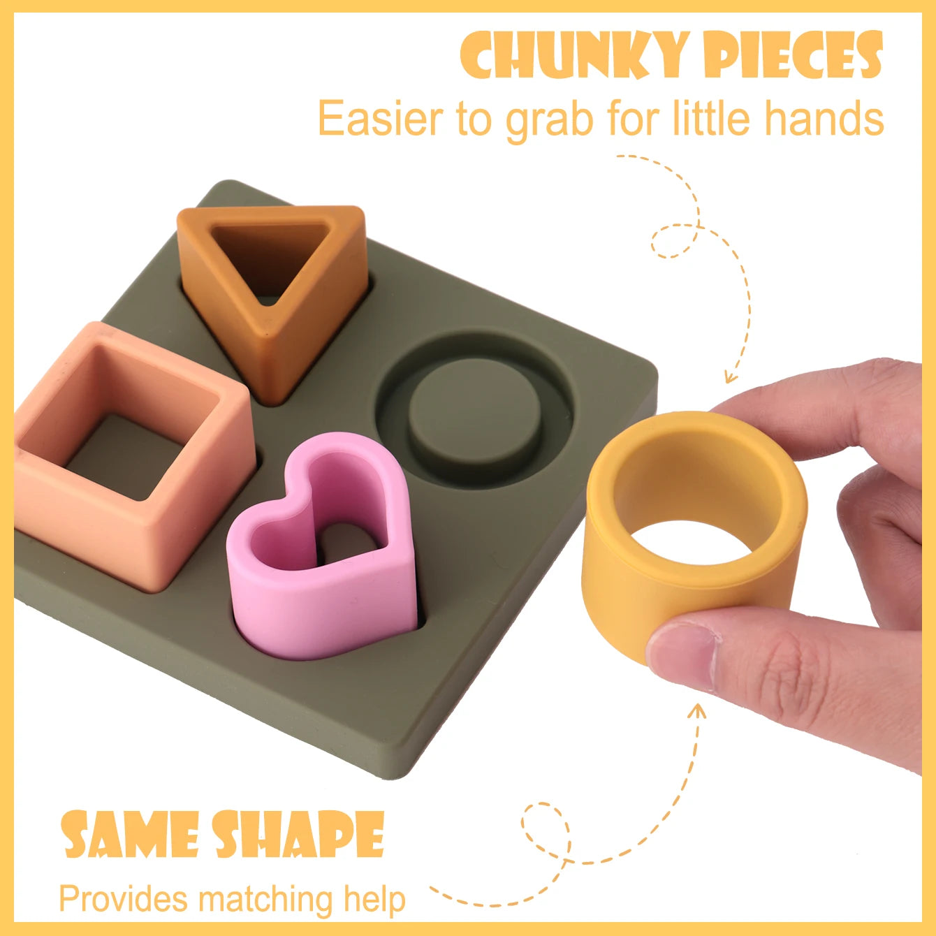 Silicone Shapes Puzzle
